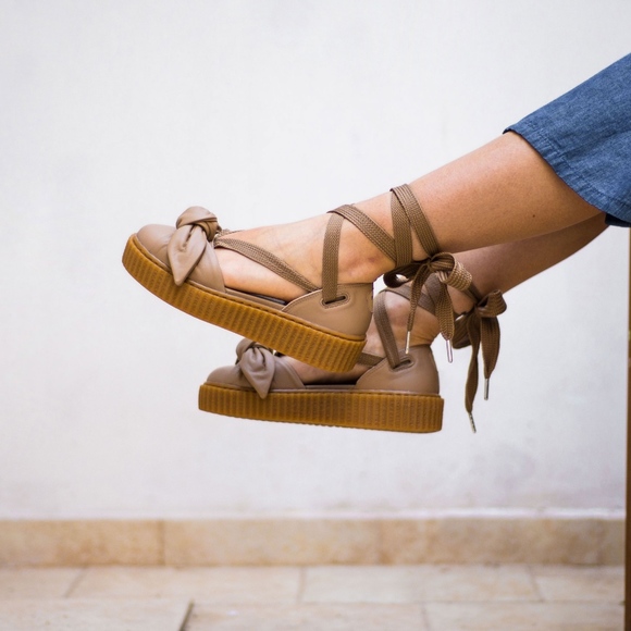 Puma Shoes Fenty Puma By Rihanna Bow Creeper Sandals 75 Nwt Poshmark Puma Shoes Fenty Puma By Rihanna Bow Creeper Sandals 75 Nwt Poshmark